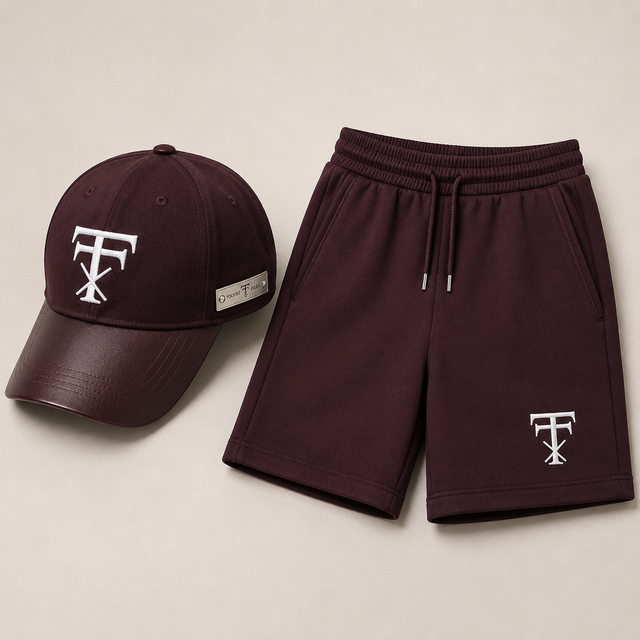 Touché Paris Signature Heavyweight Shorts & Cap Set